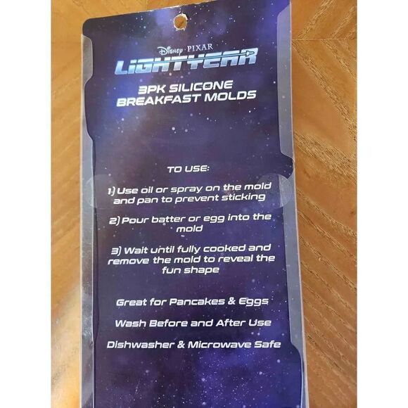 Toy Story Lightyear 3 pack silicone Breakfast molds - Picture 2 of 2
